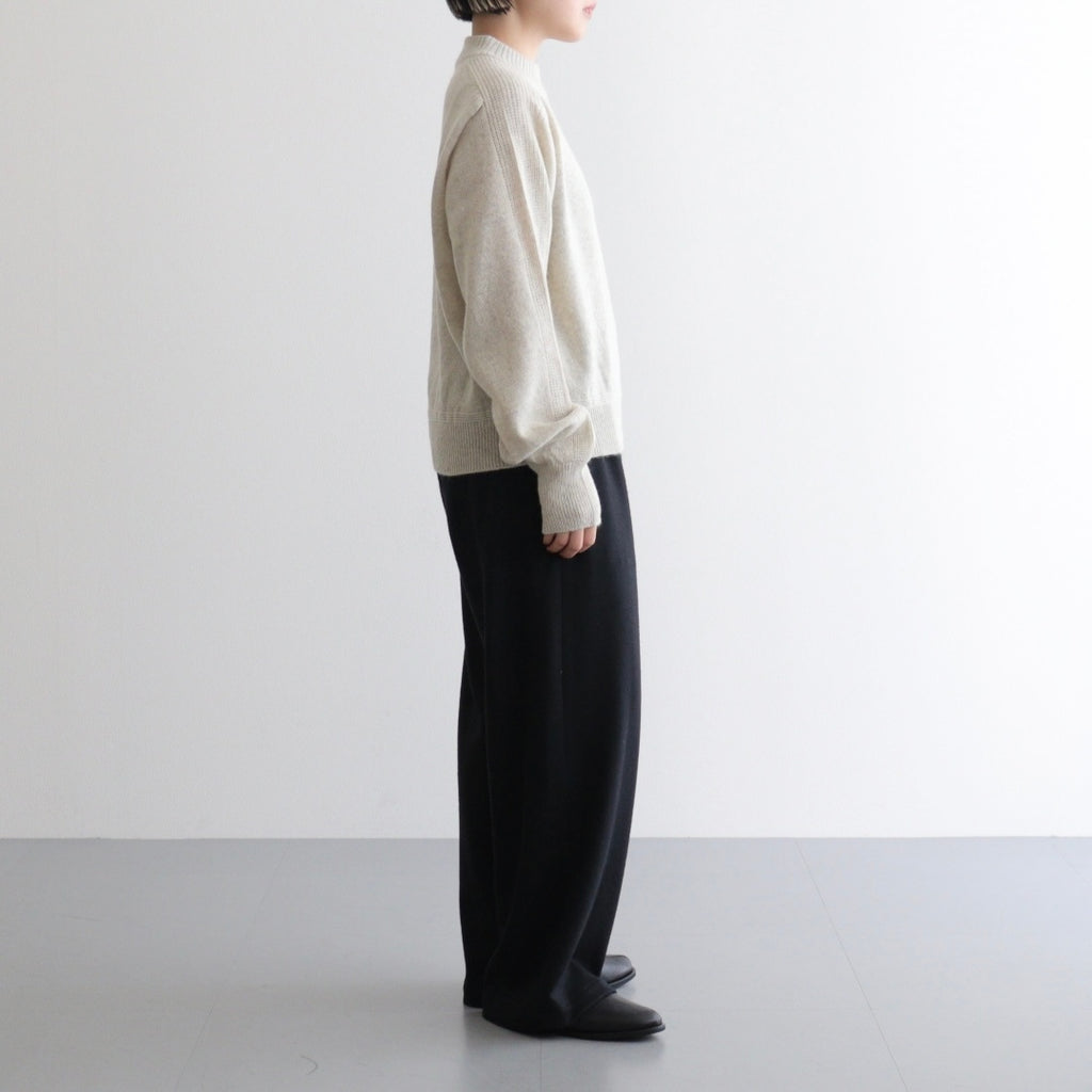 All-yak Crewneck #Ntural White [NEP-AW2408]