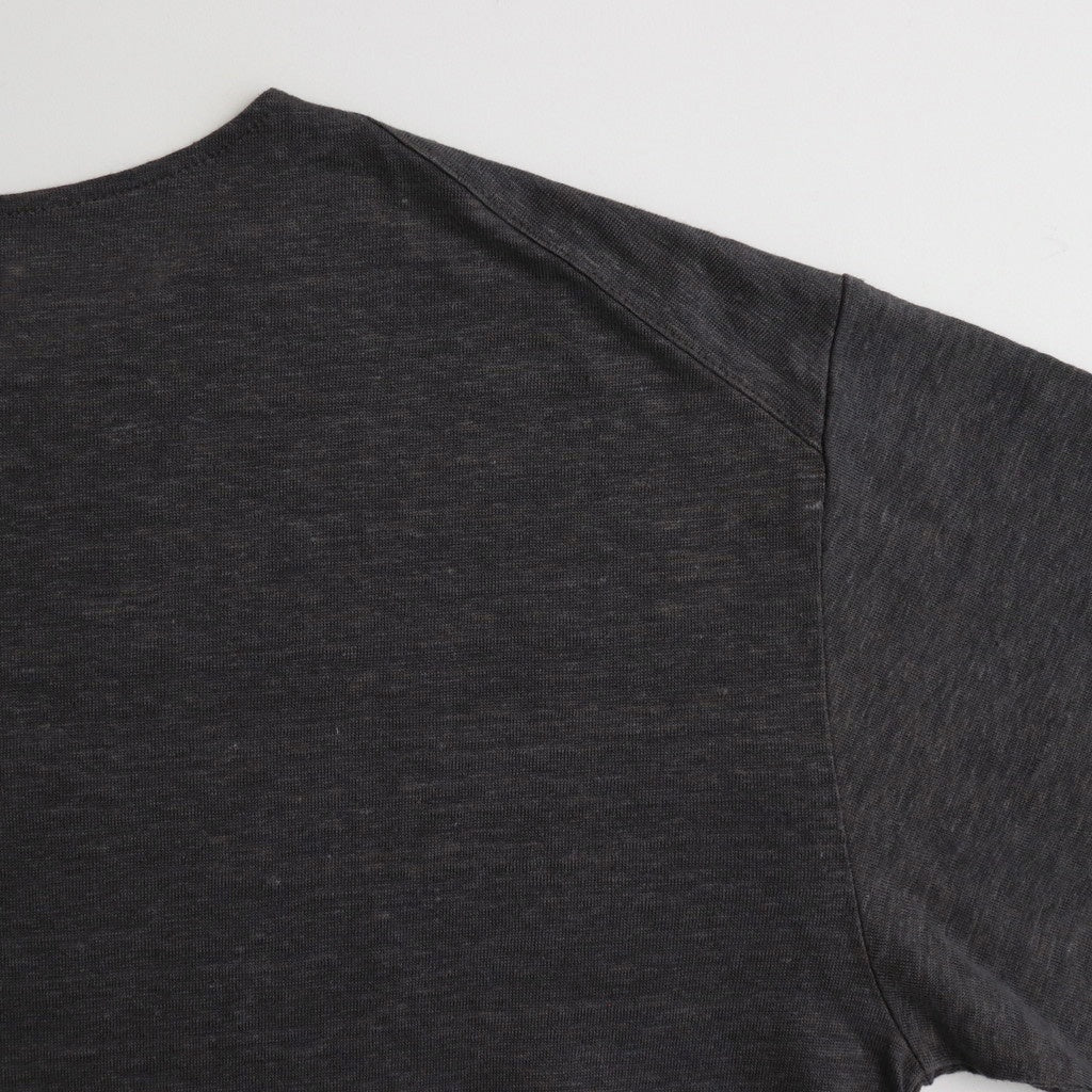 NORMANDY LINEN BASQUE SHIRT #GRAY [BN-25SM-065]