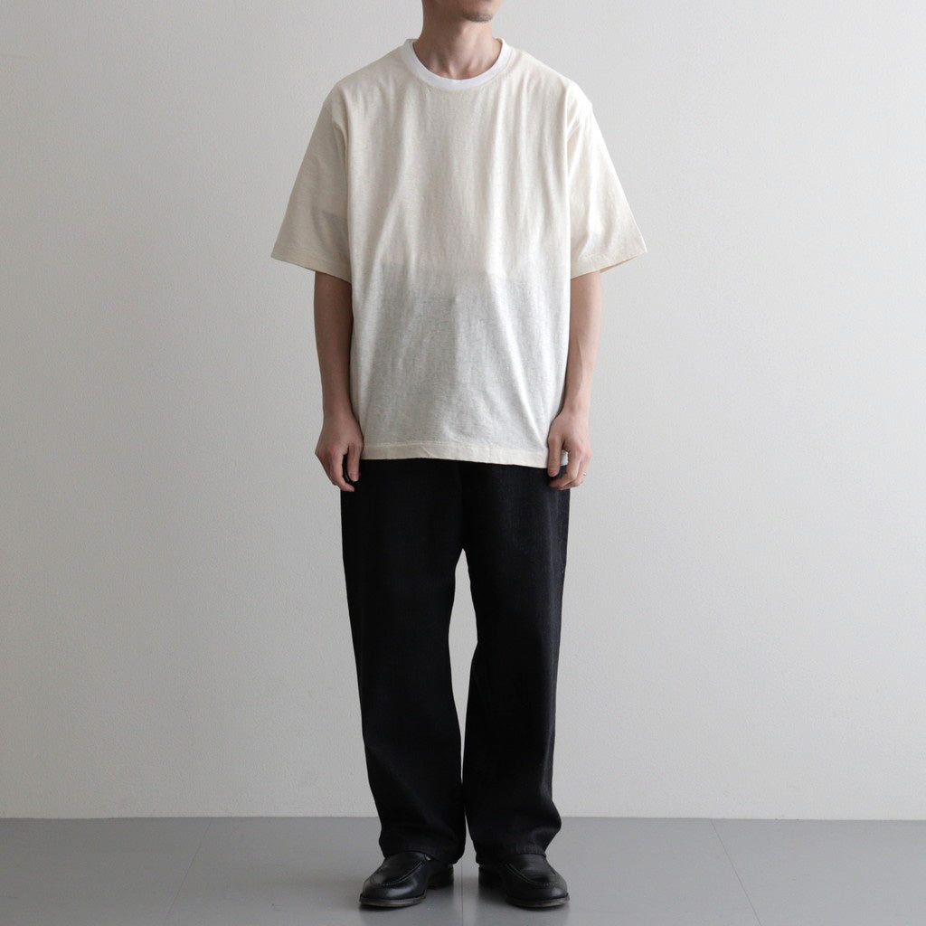 Slub Yarn Cotton２pack Tee #Natural×White / Blue×Navy [NEP-SS2611]