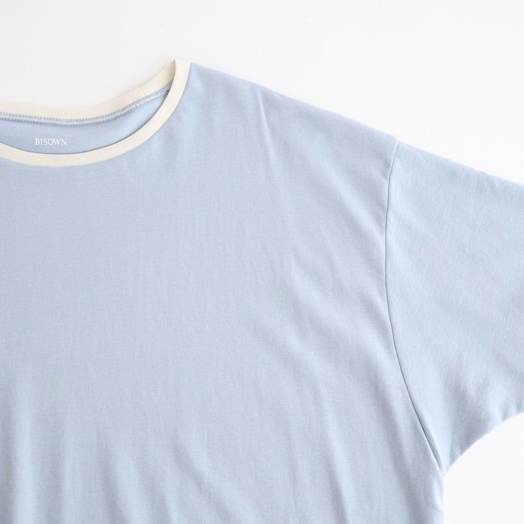PIMA MOKLODI RINGER TEE #BLUE× WHITE [26S-BIS-CS61]