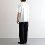 bd Print Tee WIDE #White×White-PT [bROOTS25S34S26A]