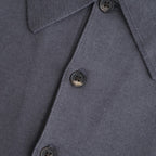 CARIBBEAN SEAISLAND COTTON POLO SHORT SLEEVE #CHARCOAL [BN-26SM-064]