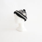 CANADIAN KNIT CAP - SNOWMAN #BLACK [Z01011]