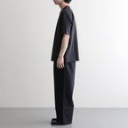 CREW NECK TEE #HEATHER BLACK [M26A13CS01B]