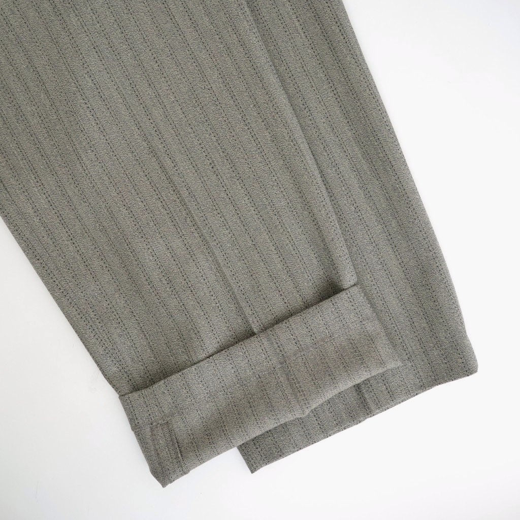 SINGLE PLEAT WIDE TROUSERS #GREIGE [M26C20PT01C]