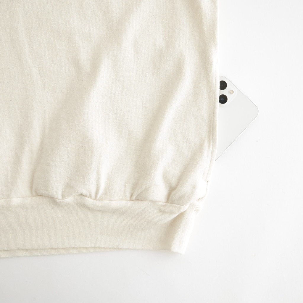 Co/Silk Nep Harf-zip P/O #Ivory [BHS25S037F26]