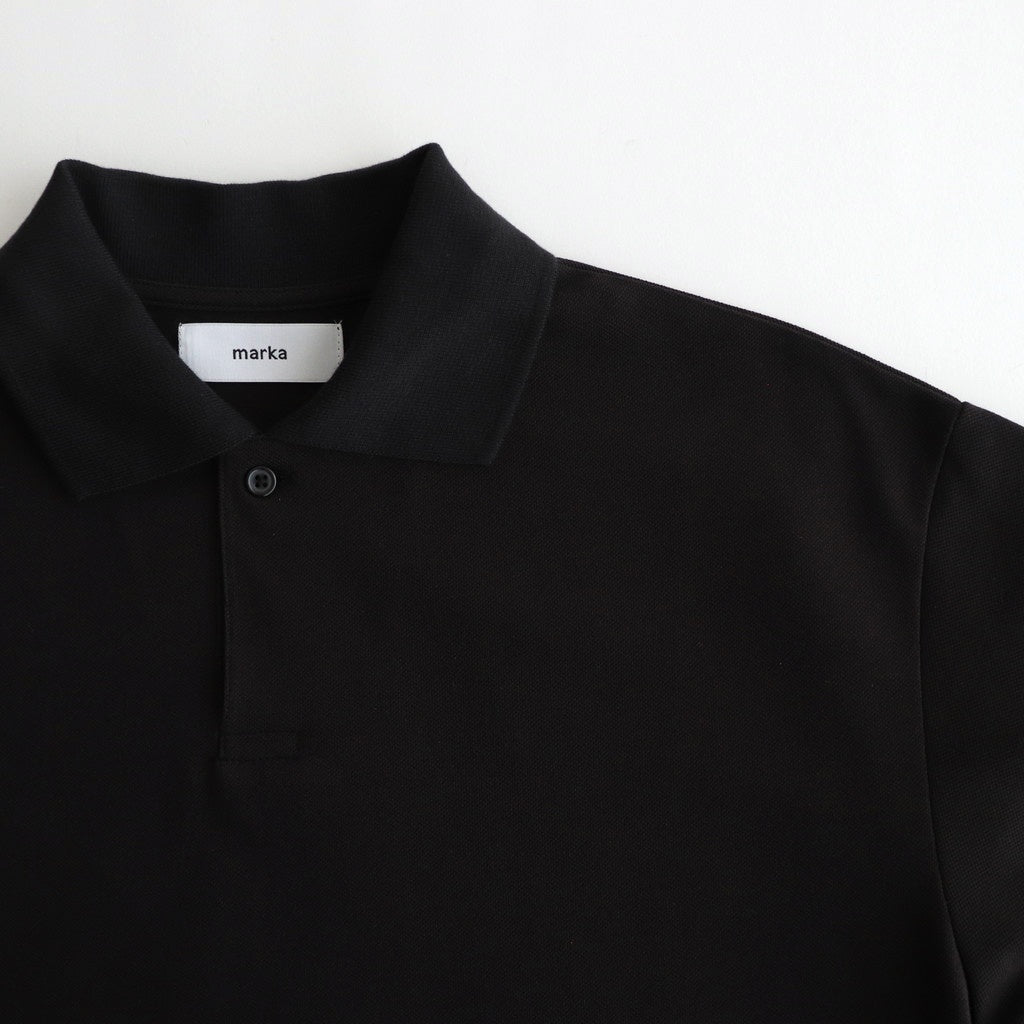 ONE BUTTON POLO S/S TEE #INK BLACK [M25A15CS02B]