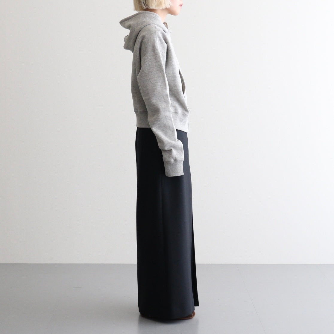 AFTER HOODIE ZIP UP SWEAT #TOP GRAY [26W-BIS-CS51]