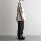 Garment Dyed Jacquard Field Tee #Stone [N26SH039]