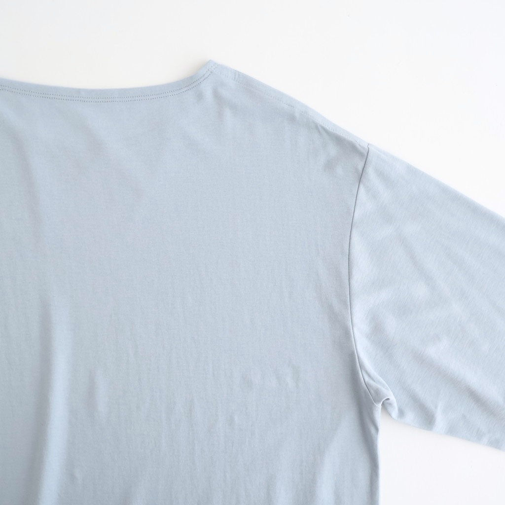PIMA MOKLODI BASQUE TEE #SMOKE BLUE [26S-BIS-CS62]