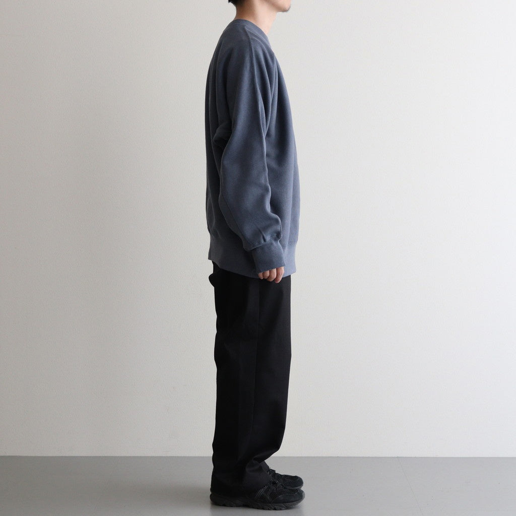 Crew Neck Sweat #Heather Navy [S25SH011]