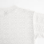 GRASSY LACE CREW NECK #WHITE [BN-26SL-028]