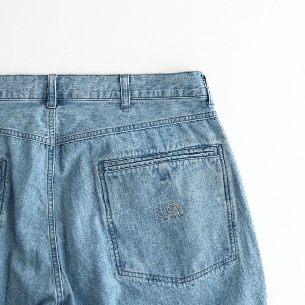Linen Cotton Denim Field Pants #Indigo Bleach [N26FC029]