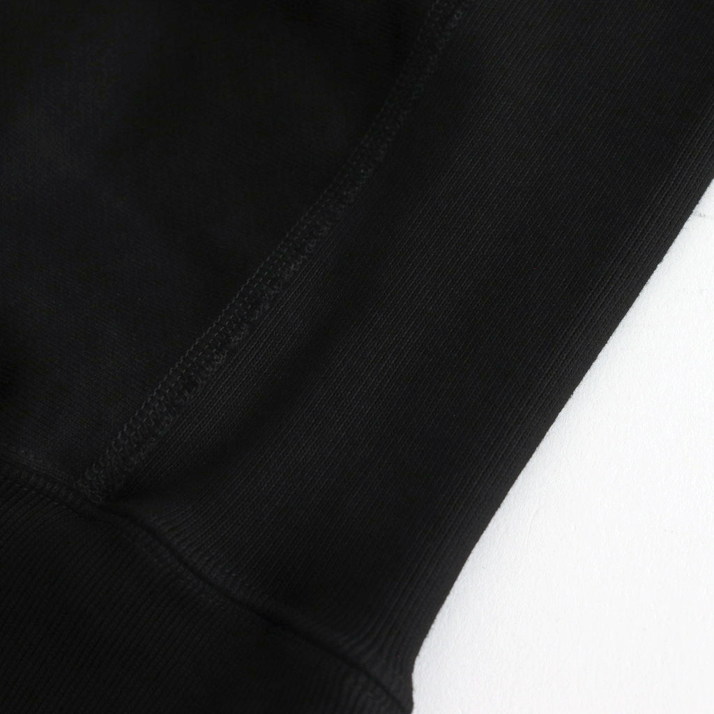 Soft&amp;Hard Sweat Crew-Neck P/O #Black [bROOTS24F21]