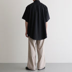 DOUBLE PLEATED EASY TROUSERS #LIGHT GRAY [A25C04PT02C]