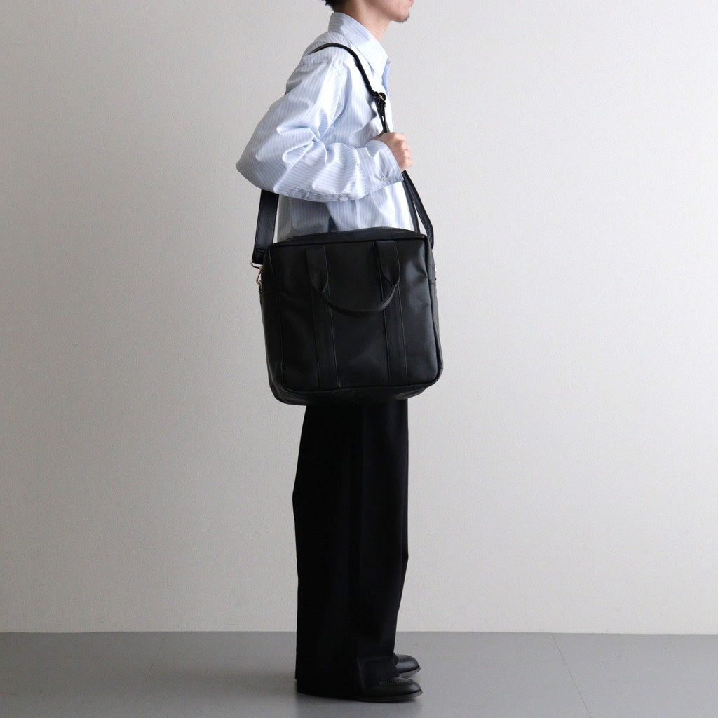 FLIGHT BAG M #BLACK [BG-49-C-COW-5]