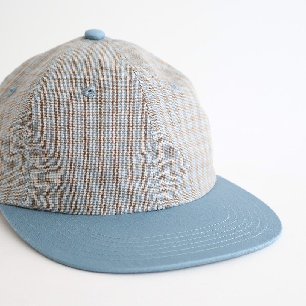 MADRAS CHECK CAP - DANNYBOY #LIGHT BLUE [Z01004]