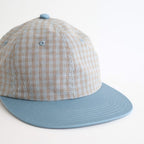 MADRAS CHECK CAP - DANNYBOY #LIGHT BLUE [Z01004]
