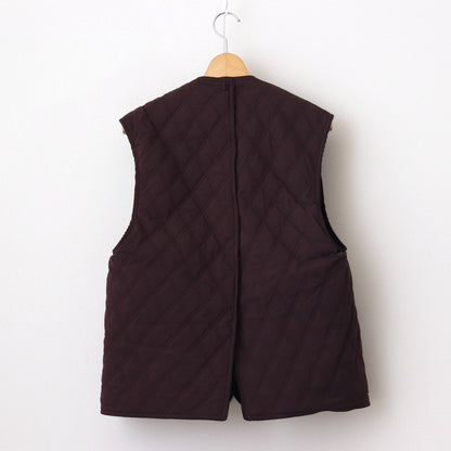 PRINTED CORDS GAME-KEEPER VEST #SMOKE BROWN [242OJ-VT03]