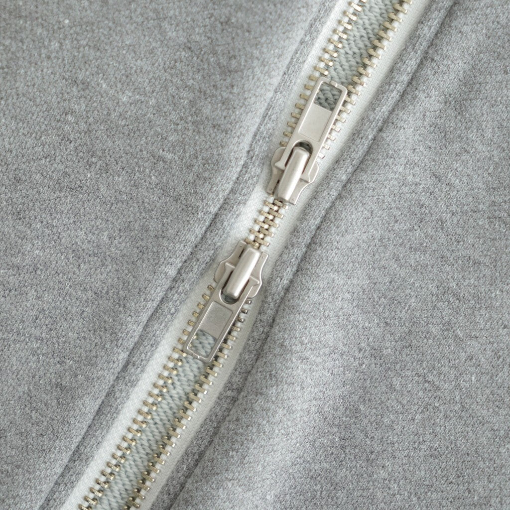 HIGH BULKY JUMBERCA URAKE ZIP UP BLOUSON #GRAY [BN-26FM-043]