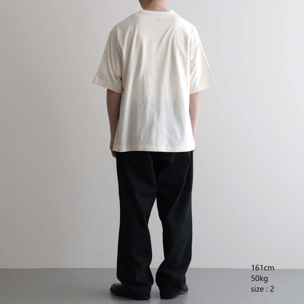 Ni Organic Cotton Denim 5Poket #Black [NEP-SS2607]