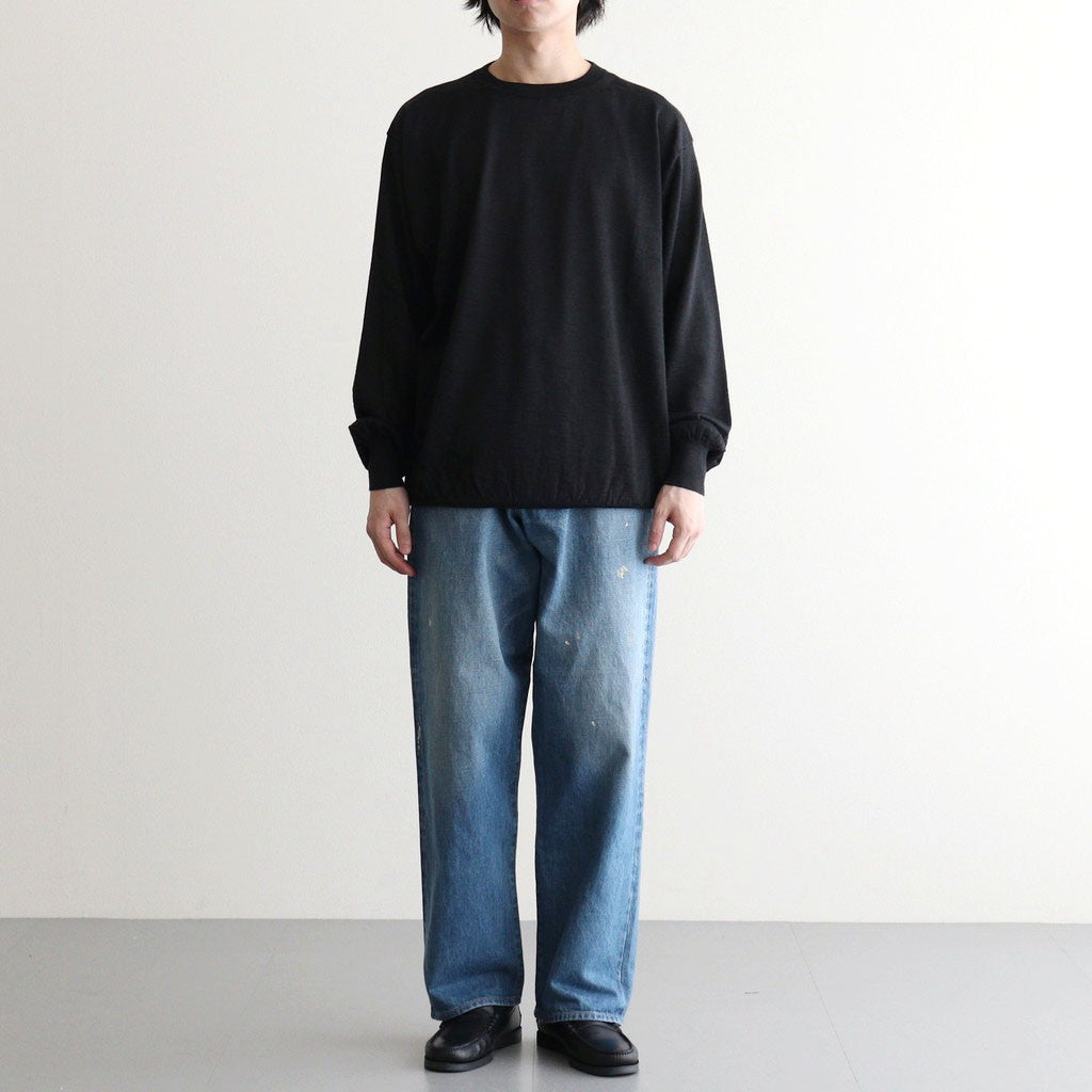 CHOMA CREW NECK #BLACK [BN-26SM-058]