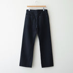 CO/HE PURE STRAIGHT DENIM #W BLACK [26S-BIS-PT05]