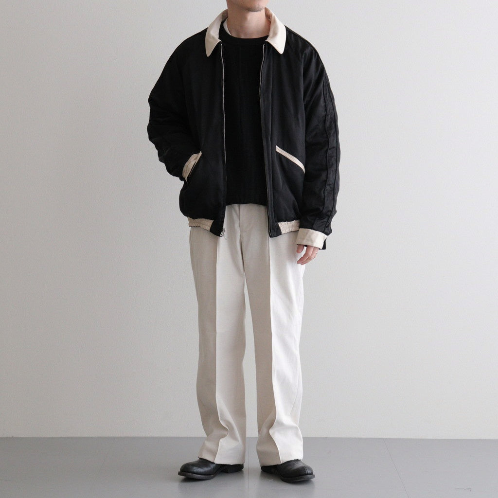 STUNNING VELVET SOUVENIR JACKET(Niwatori to Hiyoko) #ONYX [252OJ-JK12]