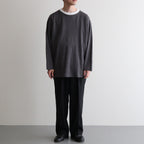 NORMANDY LINEN BASQUE SHIRT #GRAY [BN-25SM-065]