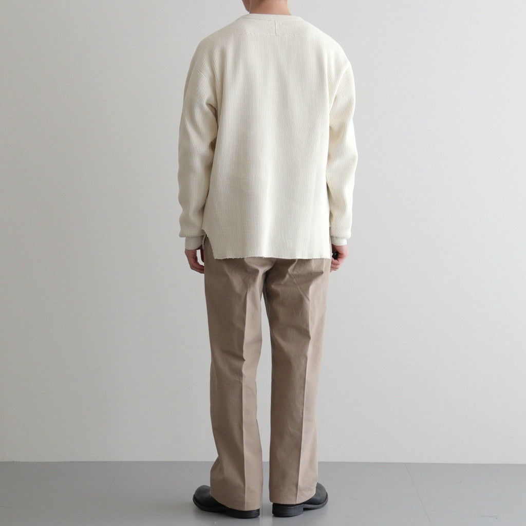 FRONT TUCK ARMY TROUSER #DUNE [252OJ-PT07]