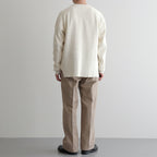 FRONT TUCK ARMY TROUSER #DUNE [252OJ-PT07]