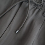 TRIPLE PLEATED EASY TROUSERS #CHARCOAL [A26A16PT02C]