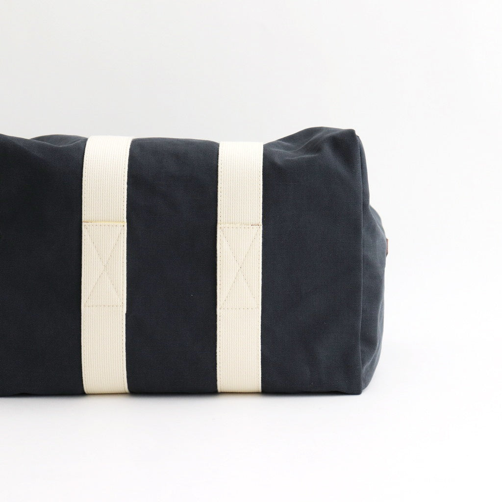 DUCK CLOTH BOSTON BAG #FADE NAVY [PMAT-AC02]