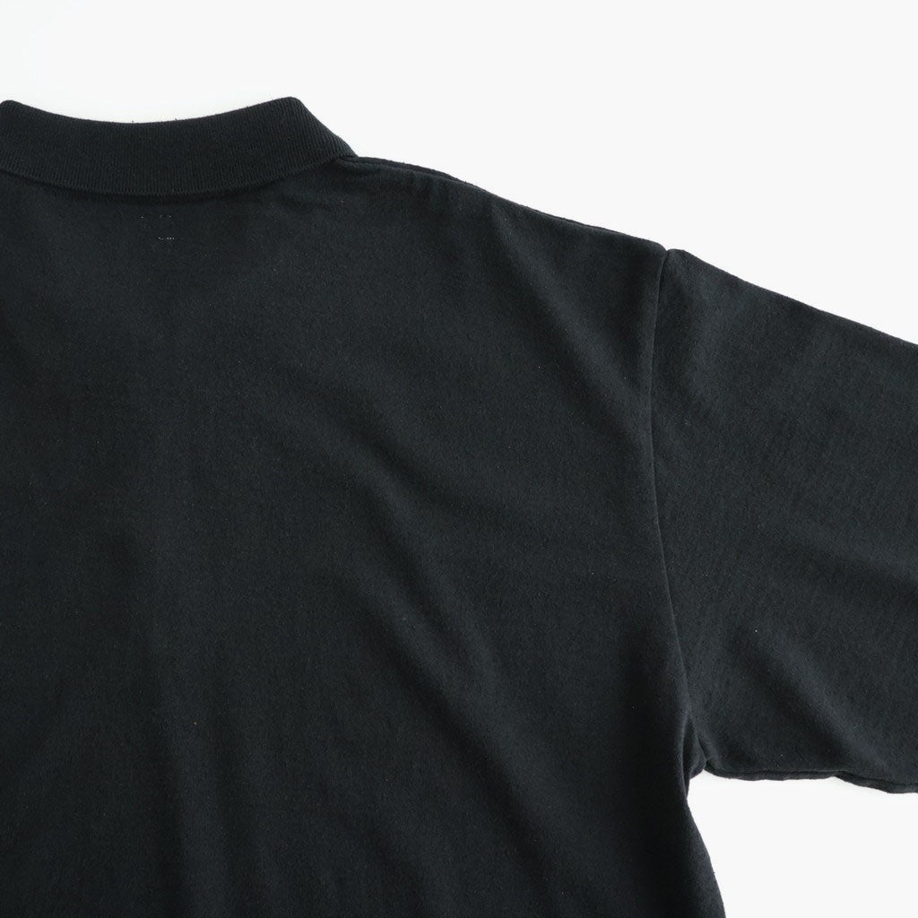 Co/Silk Nep Harf-zip P/O #Black [BHS25S037F26]