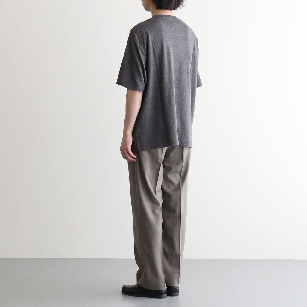 NORMANDY LINEN T-SHIRT #GRAY [BN-26SM-071]