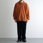 Co/Silk Nep Harf-zip P/O #DustyOrange [BHS25S037F26]