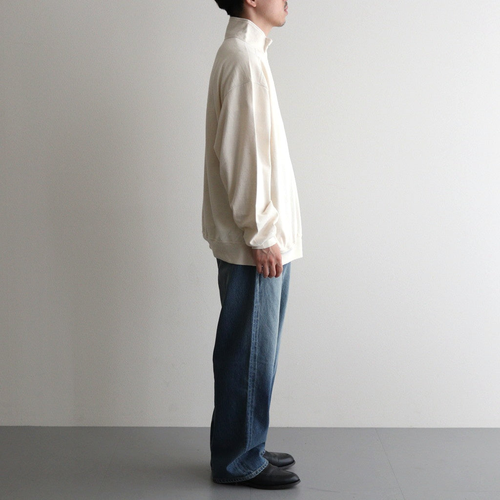 Co/Silk Nep Half-Zip #Ivory [BHS24F038Si]