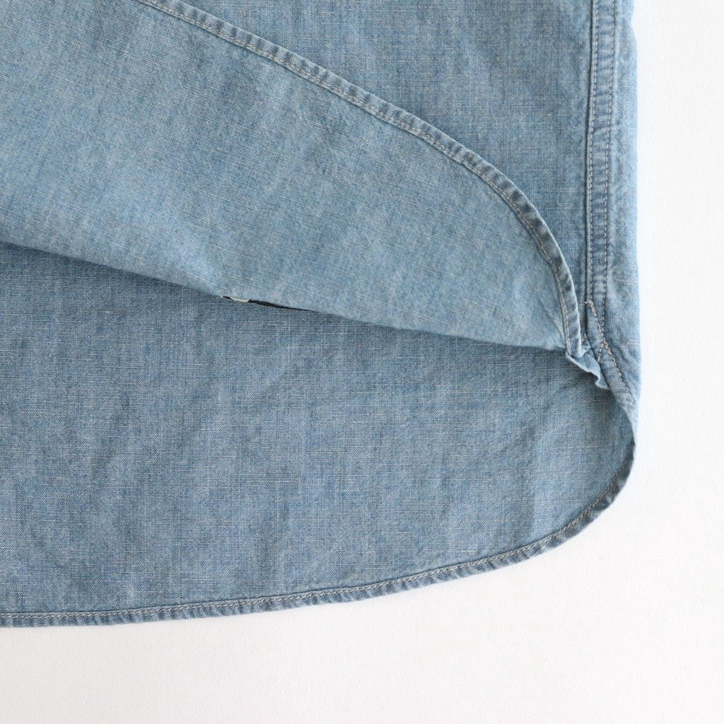 CAMP COLLAR MARINE SHIRTS #INDIGO [251OJ-SH11]