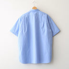 Regular Collar Wind S/S Shirt #Sax [S26SG088]