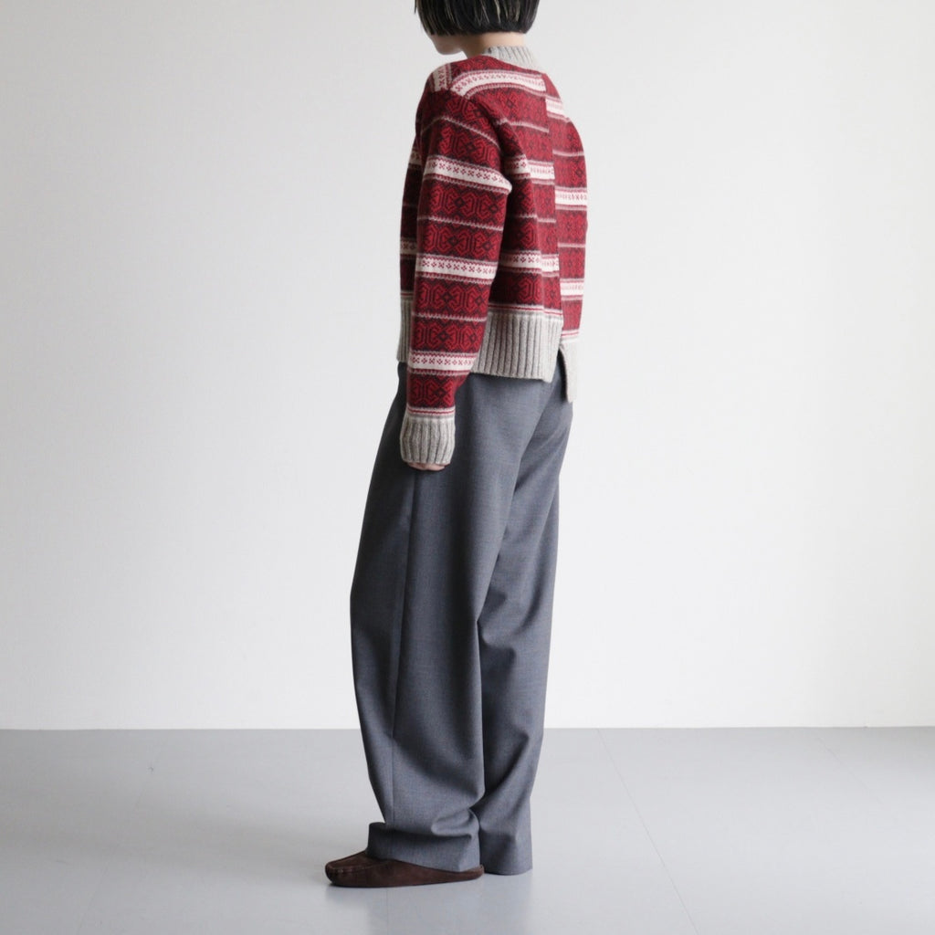 Nordic Crewneck #Red Mix [NEP-AW2525W]