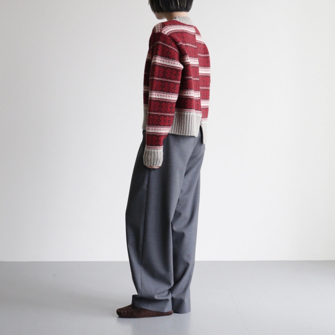 Nordic Crewneck #Red Mix [NEP-AW2525W]