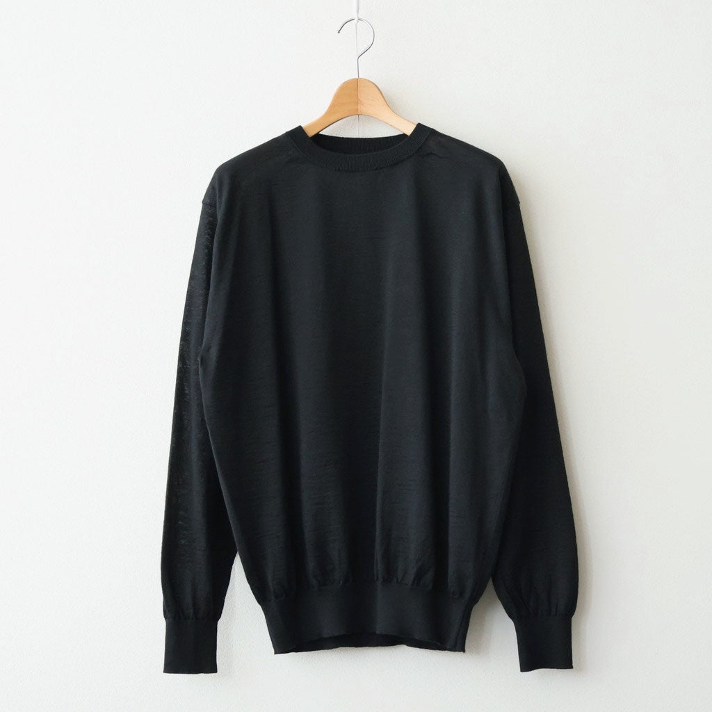 CHOMA CREW NECK #BLACK [BN-26SM-058]
