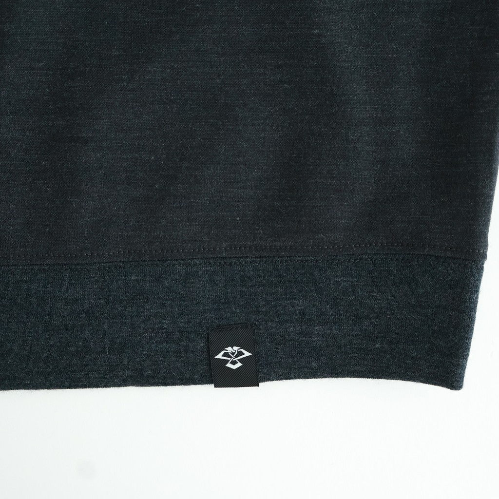 Washable Japanese Merino L/S Tee #CHARCOAL [SM61MC002]