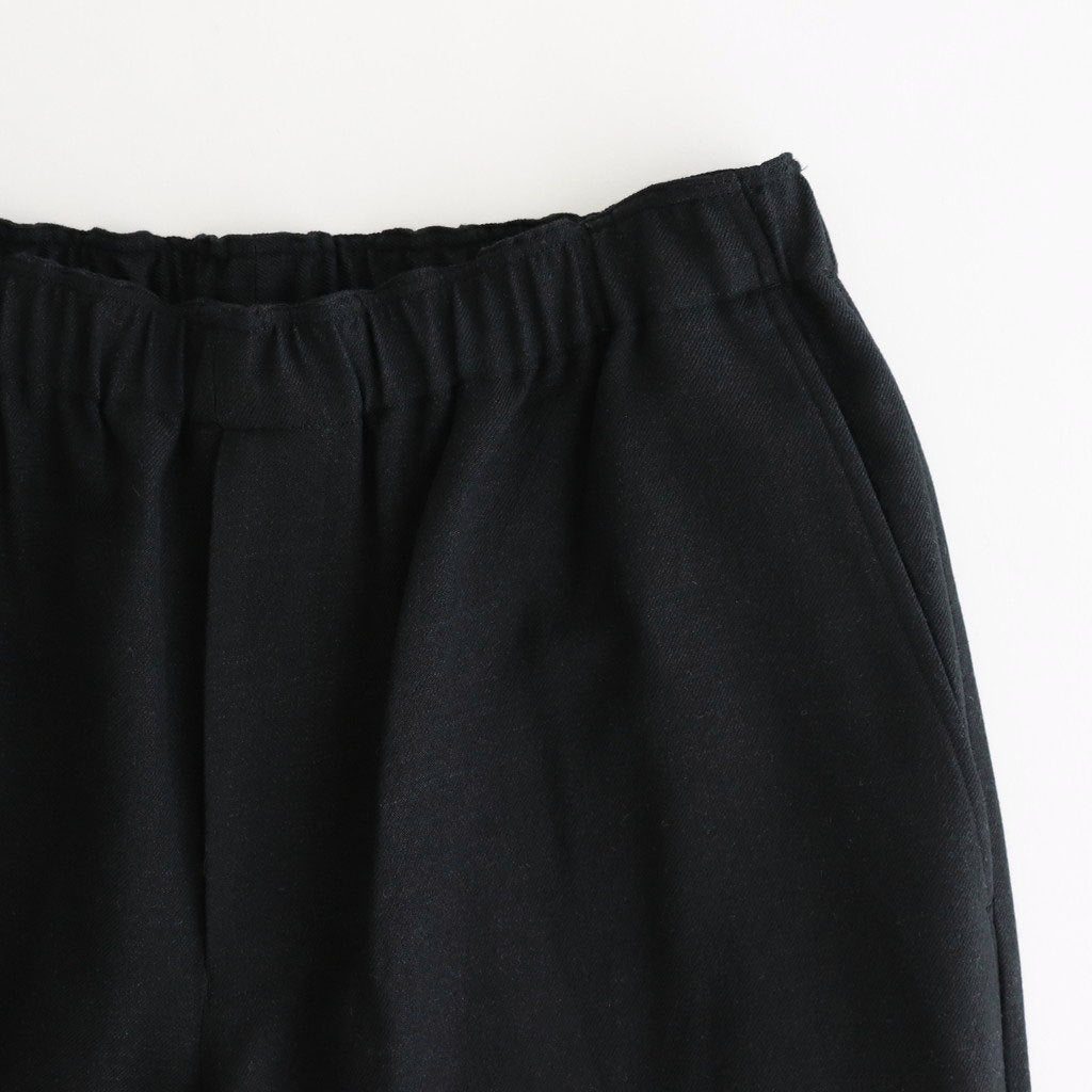 WIDE LEG EASY PANTS #CHAMBRAY BLACK [M25C12PT02C]