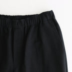 WIDE LEG EASY PANTS #CHAMBRAY BLACK [M25C12PT02C]