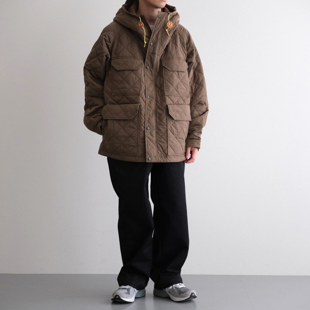 Quilting Field Mountain Parka #Brown [N25FA087] – Diffusion