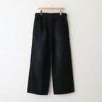 WIDE PAINTER PANTS #BLACK [M25B13PT01C]