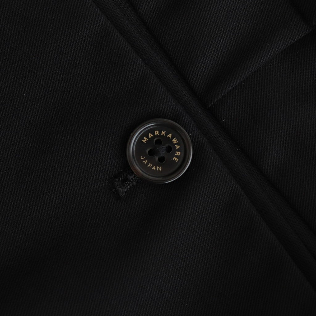 WIDE STRAIGHT TROUSERS #BLACK [A25C04PT03C]