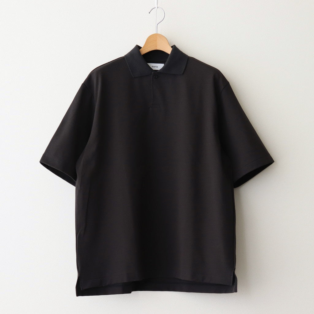 ONE BUTTON POLO S/S TEE #INK BLACK [M25A15CS02B]