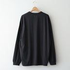OOAL L/S Pocket Tee #Charcoal [S26ST015]